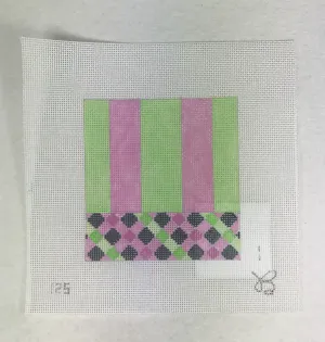* Beth Gantz Designs 125XLP Lime/Pink Black Lattice