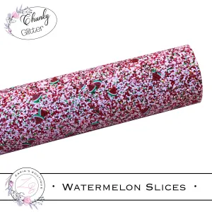 ⋅ Watermelon Sprinkles ⋅ Red Chunky Glitter ⋅