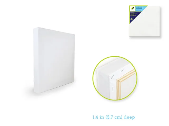 10"x10" (3.7cmD) Primed Back-Stapled