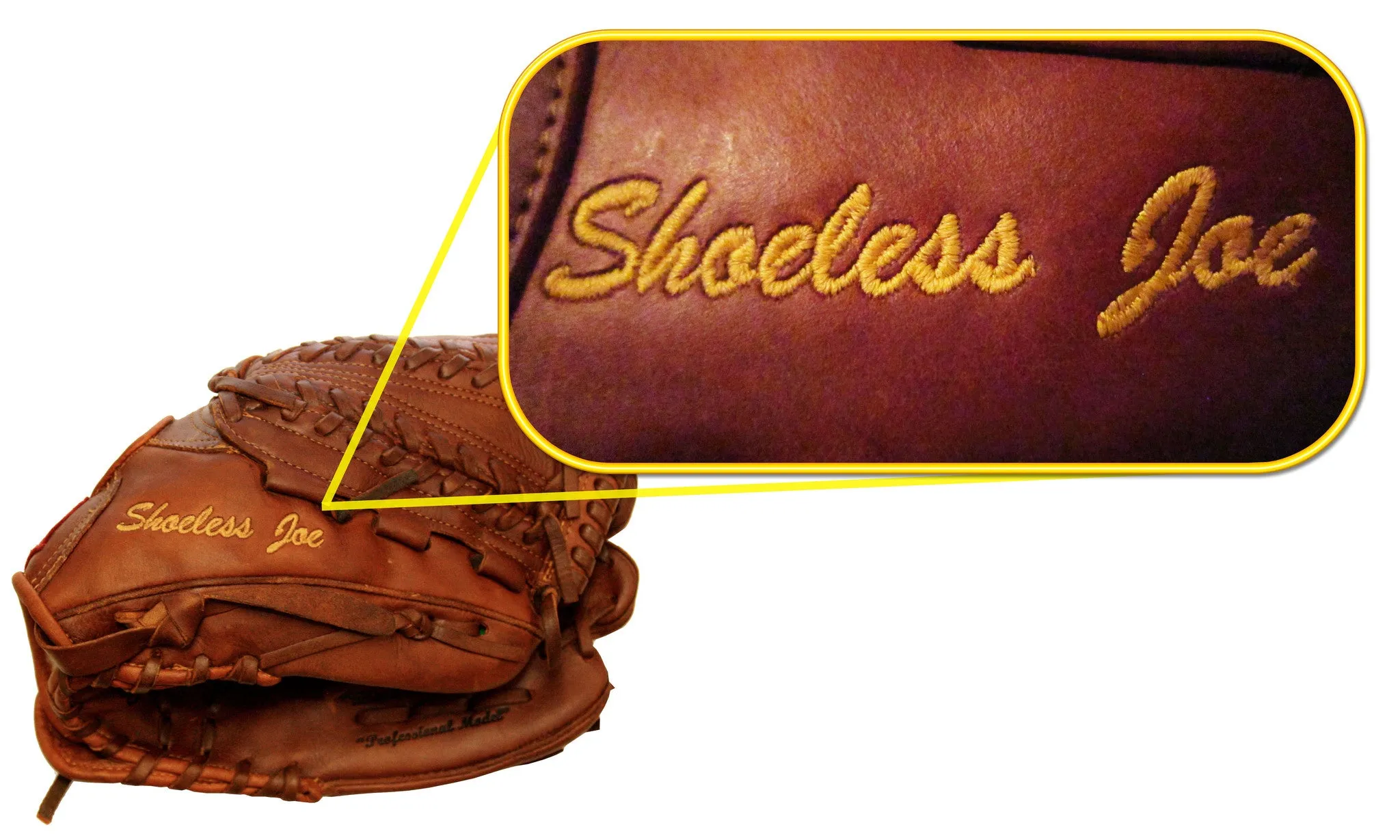 12 1/2" Six Finger Web Shoeless Joe Outfielder's Baseball Glove - 1250SFR