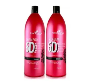 6D Sealing Straightening Multifunctional Smooth Treatment Kit 2x1L - BioPro