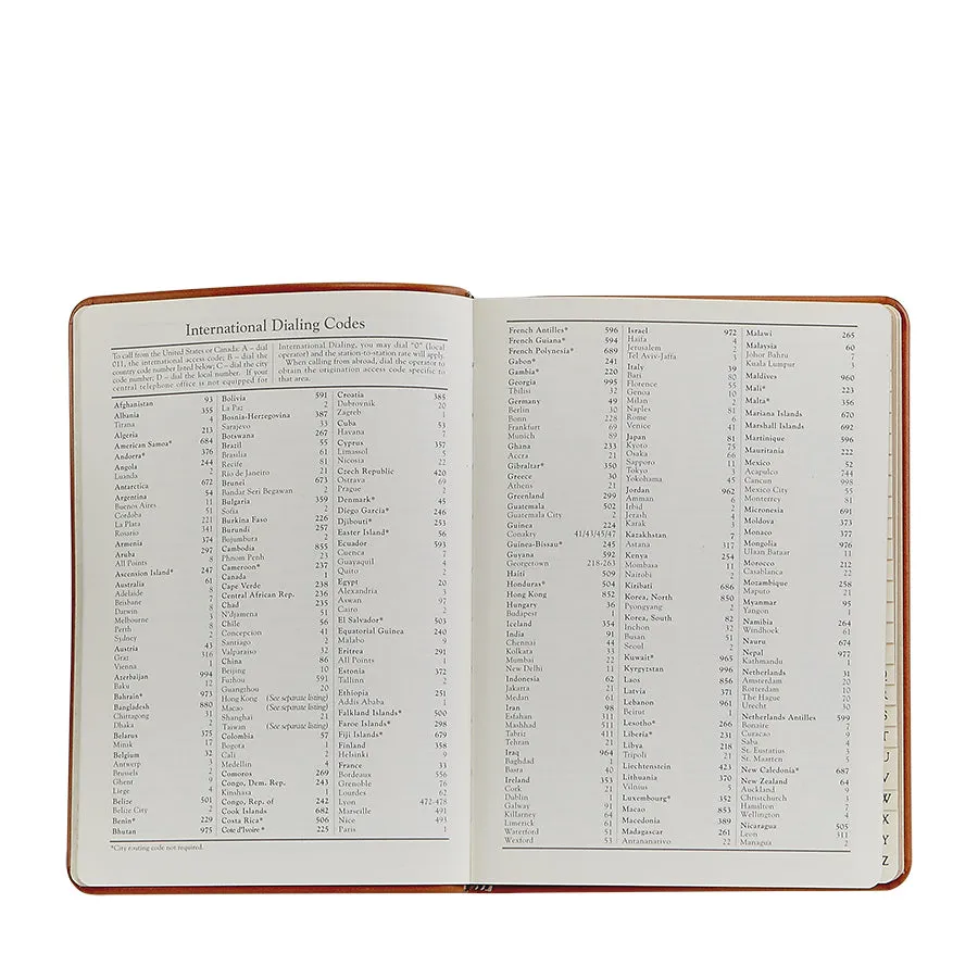 7" Desk Address Book