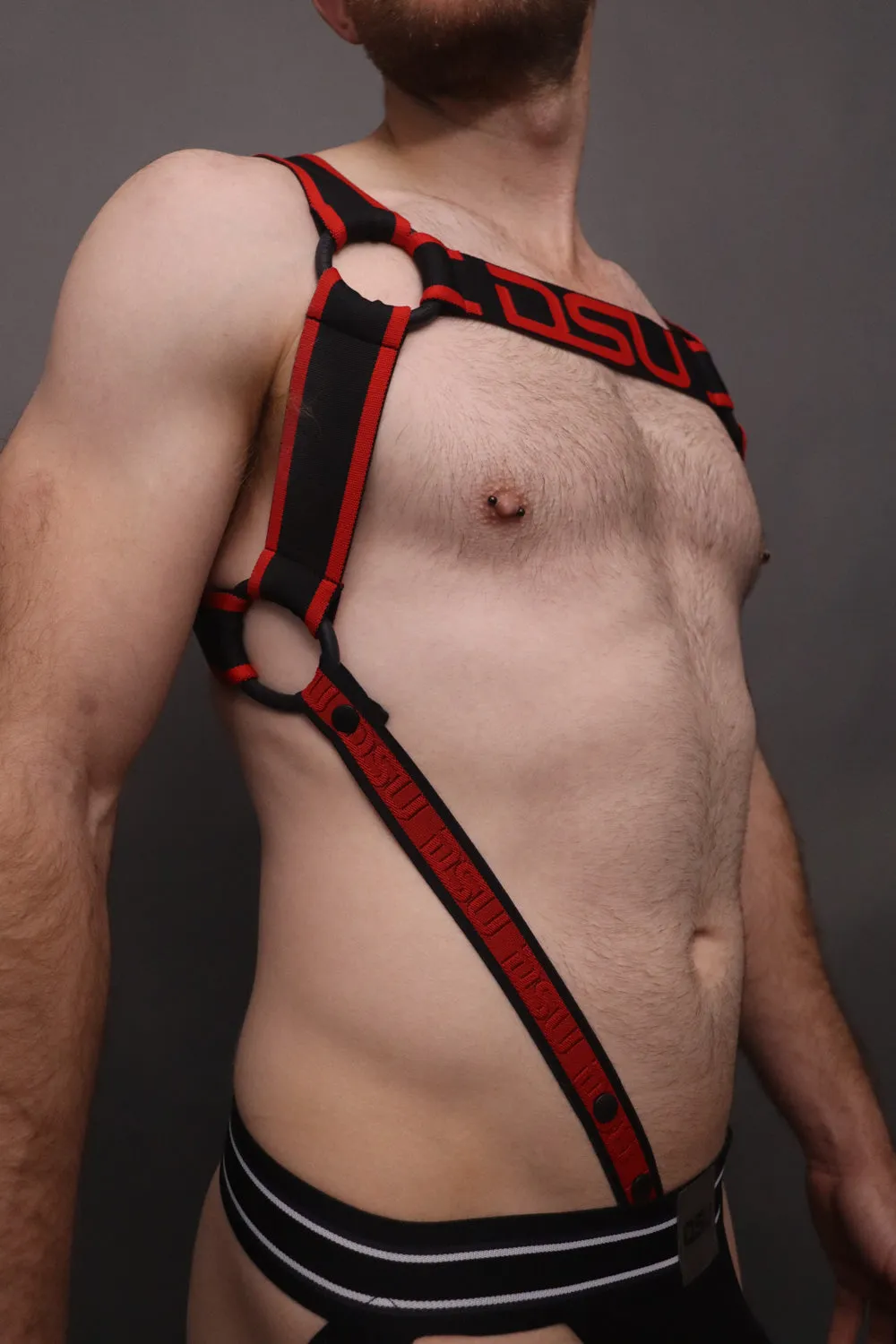 ARES Harness & Jock Bundle - Red  FREE Socks