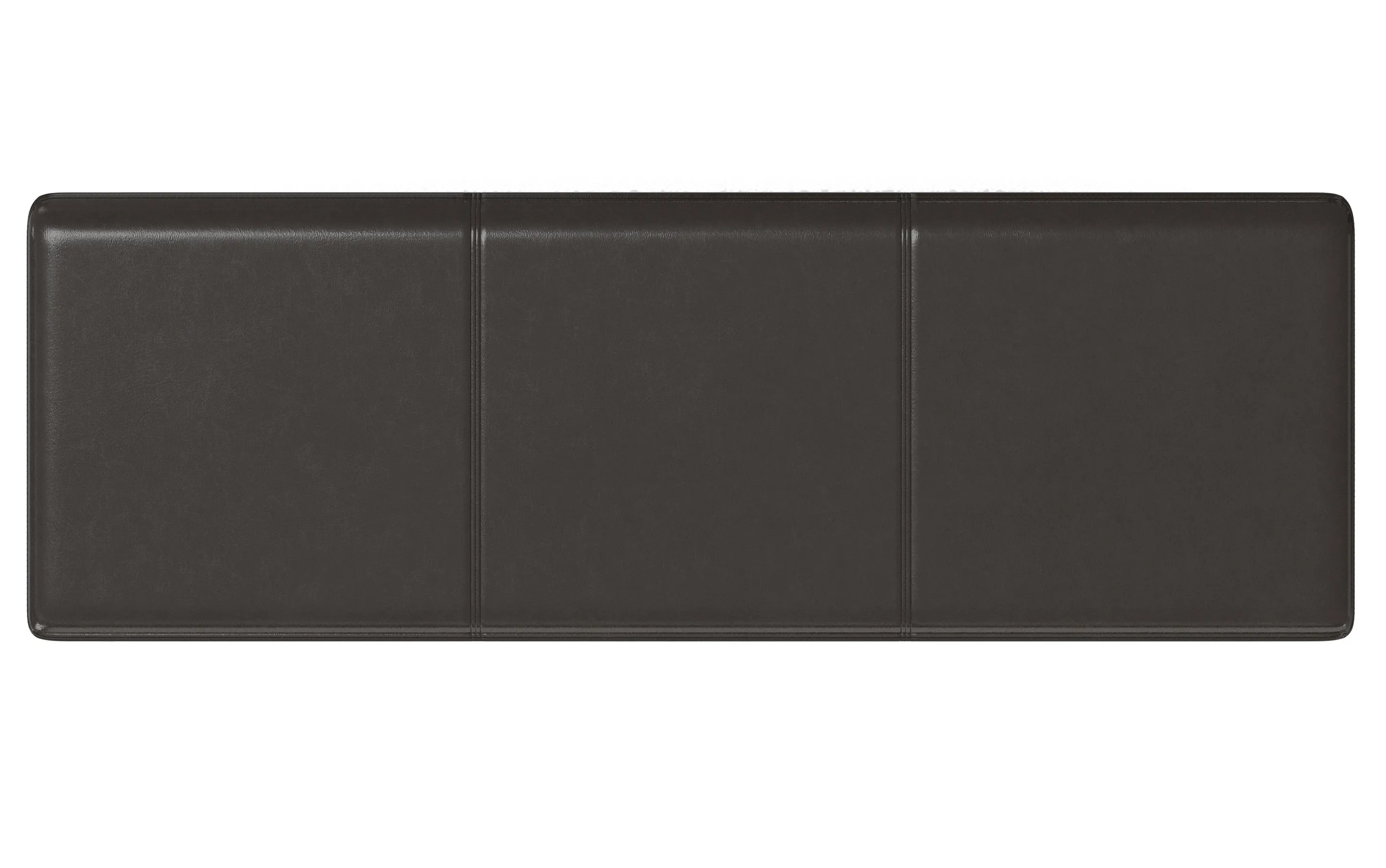 Avalon Extra Large Storage Ottoman in Vegan Leather