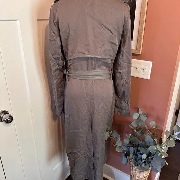 Badgley Mischka Belle | Angelina | tencel | dark gray | women’s | S | trenchcoat