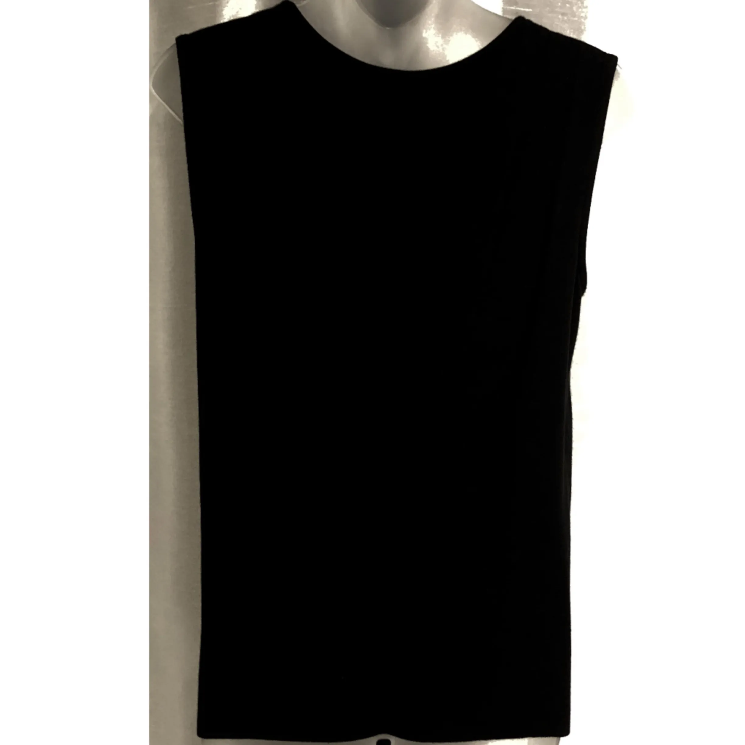 BAILEY 44 Black Faux Leather Batswana Top Size S NWT