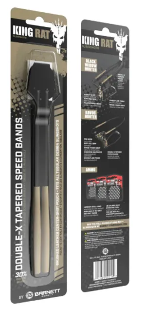 Barnett King Rat Slingshot Band Double-X Tapered