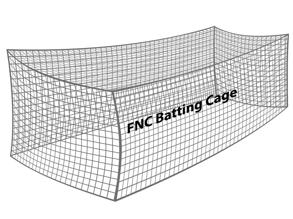 Baseball Batting Cage Net (#21 Nylon)
