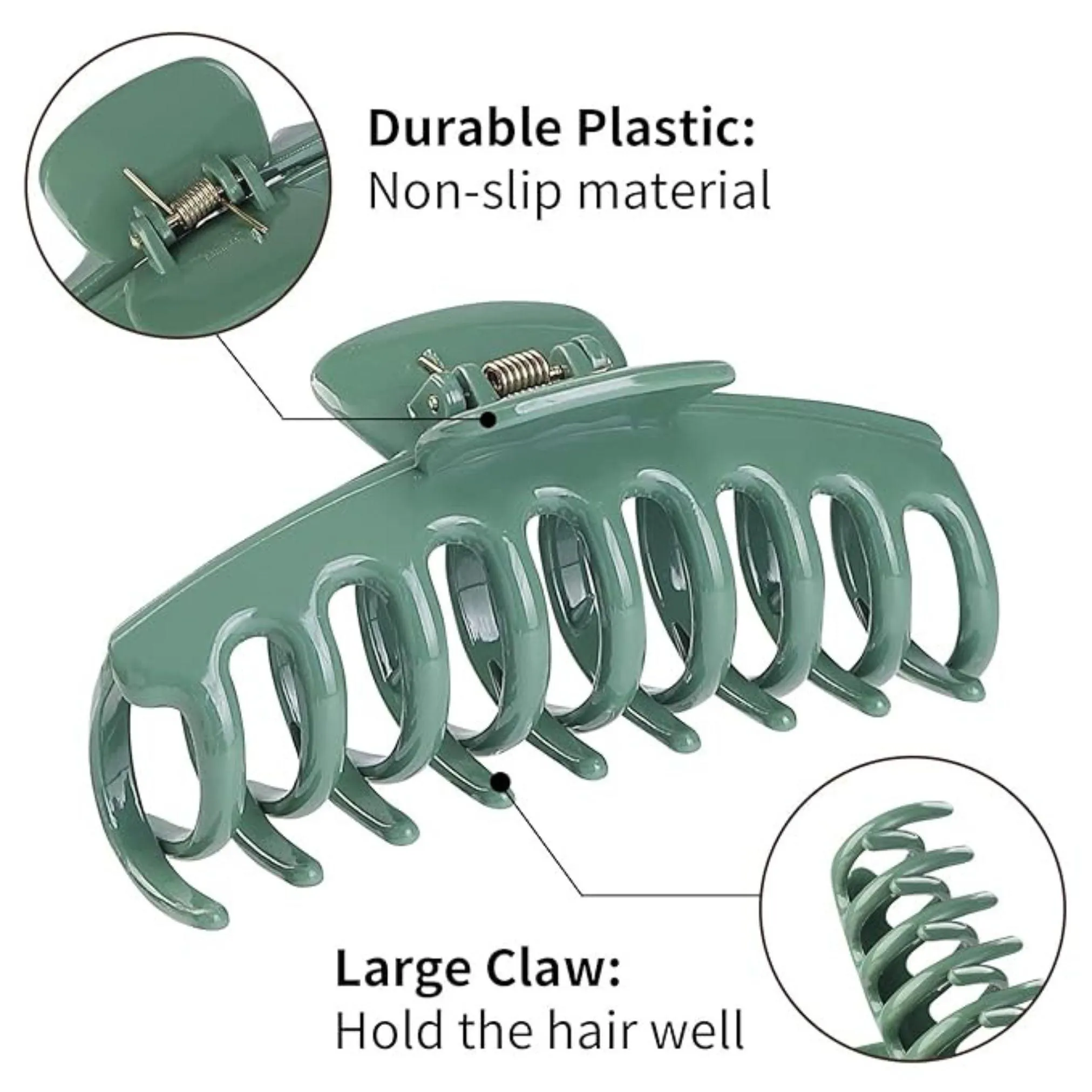 Black Hair Claw Clip