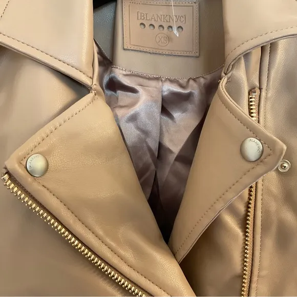 Blank NYC Faux Leather Jacket - NWT - Size XS