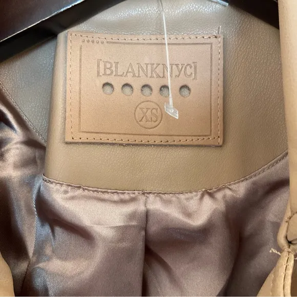 Blank NYC Faux Leather Jacket - NWT - Size XS