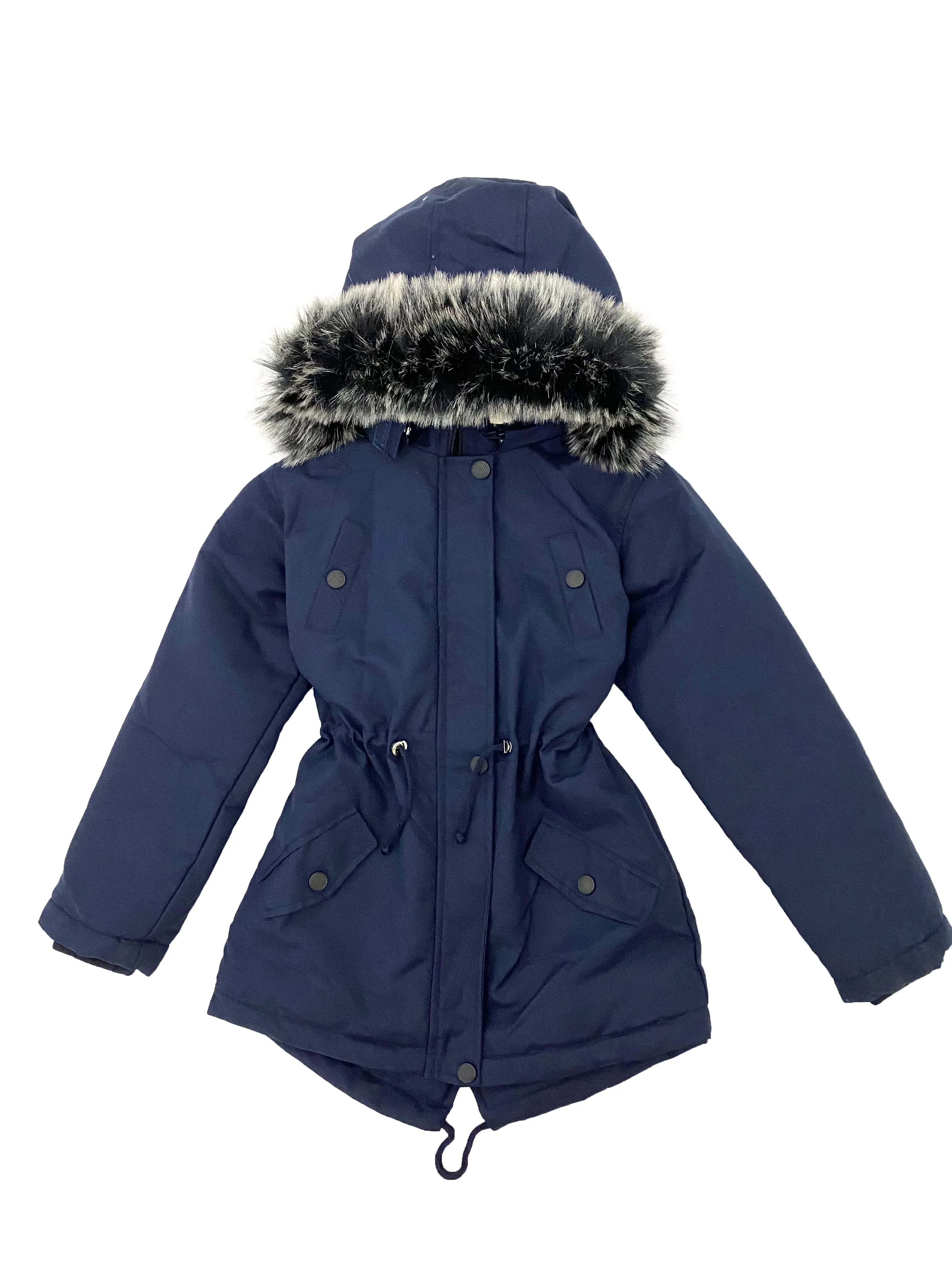 Blue Parka Jacket