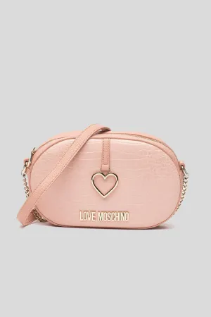 Borsa Pu St. Croco   Pu Rosa