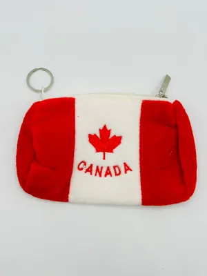 Canada Faux Fur Pouch