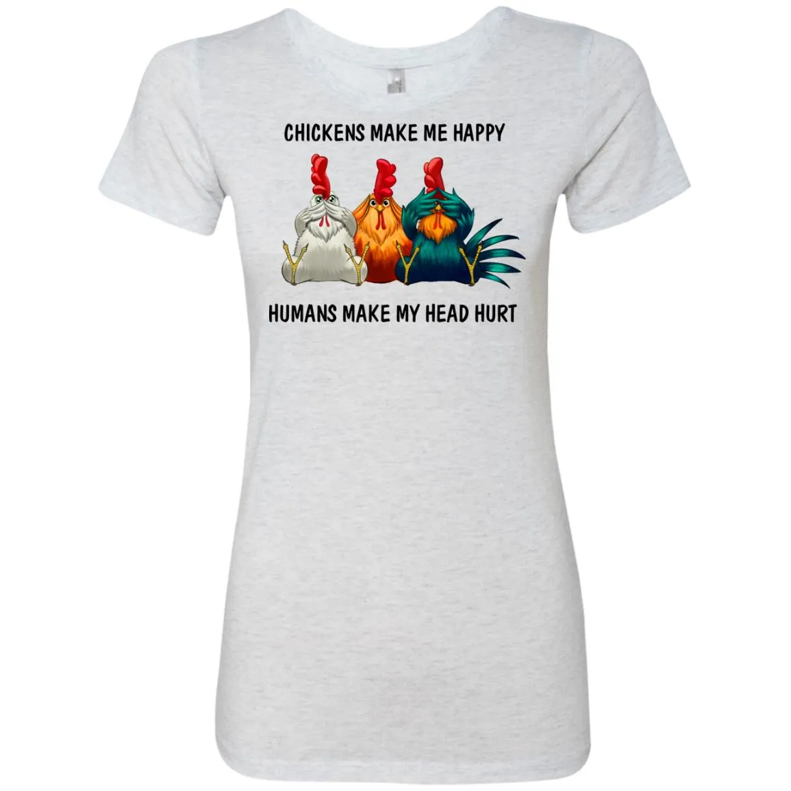 Chickens Make Me Happy Hoodie