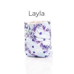 Couche à poche - avec insert de type trifold en bambou - Taille unique - Layla - Mme & Co 2.0