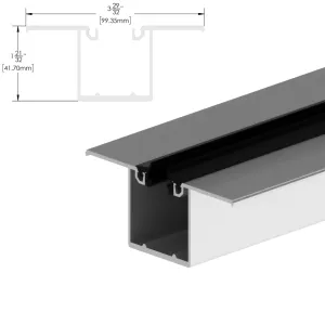 [DLUX4HPP] DLUX 1-3/4 X 4" Header System - Pocket Plate - 120" Length (SA, MBL, BSS)