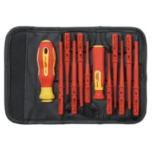 Draper Ergo Plus Extra Slim Interchangeable Vde Screwdriver Set (12 Piece) Dr-70867