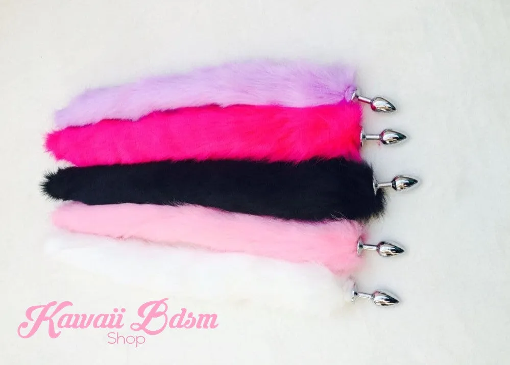 Extra Long Light Pink Tail Plug