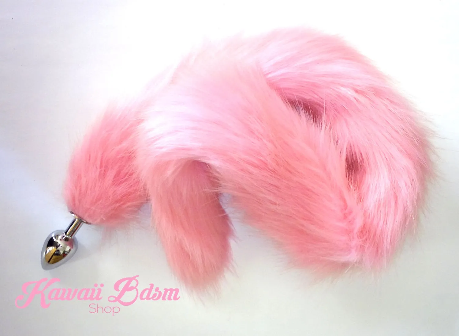 Extra Long Light Pink Tail Plug