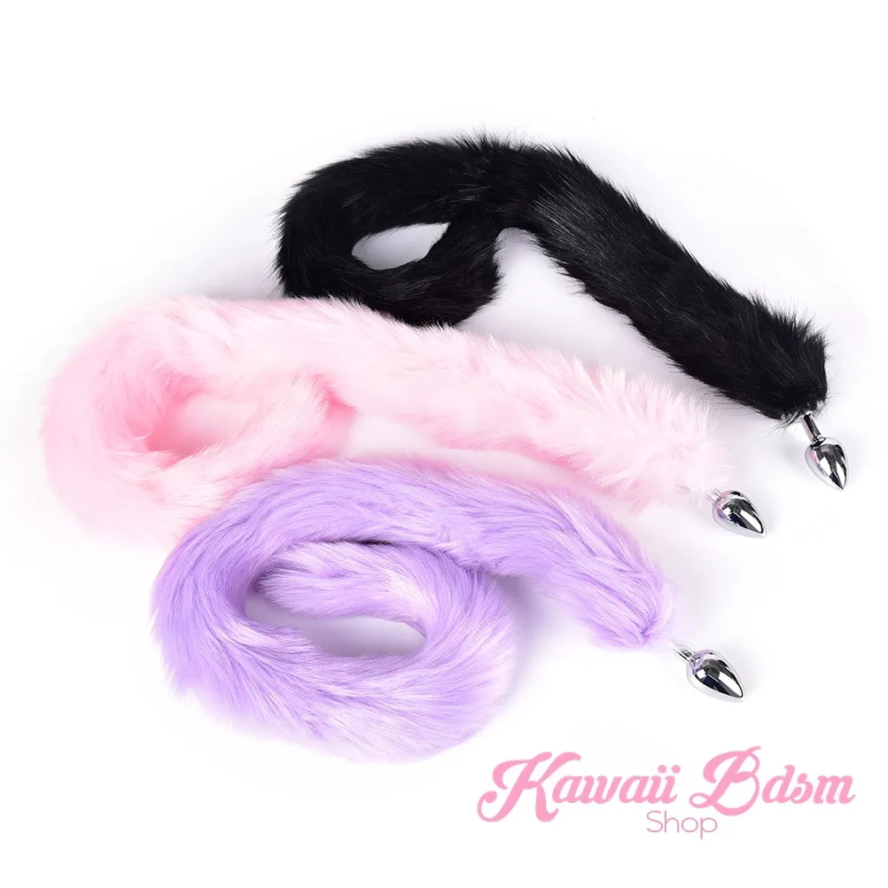 Extra Long Light Pink Tail Plug