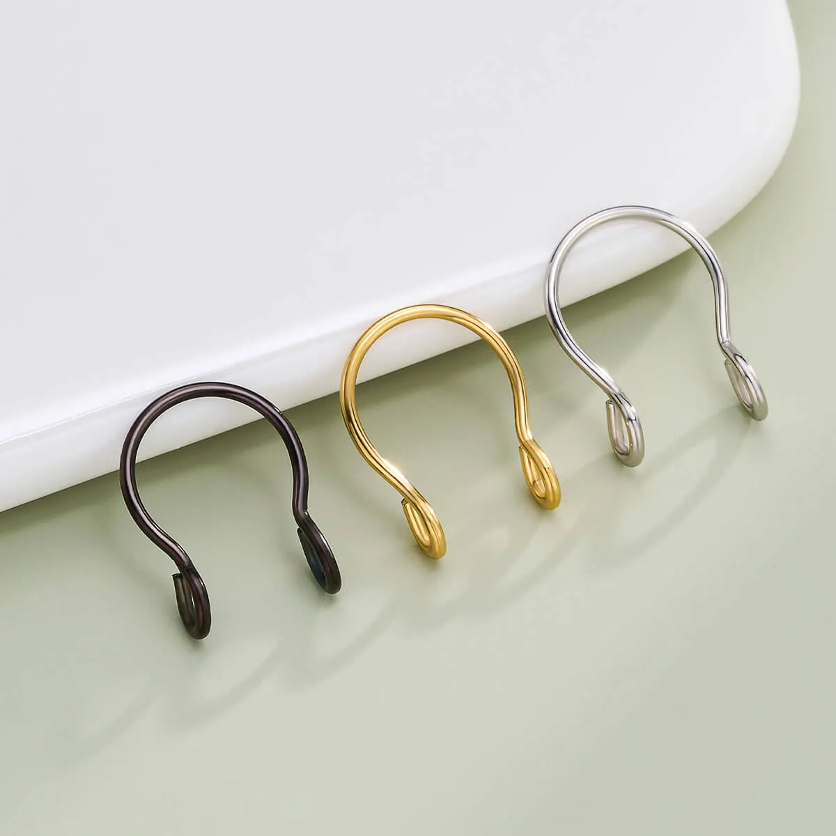 Faux Septum Ring Adjustable Clip On
