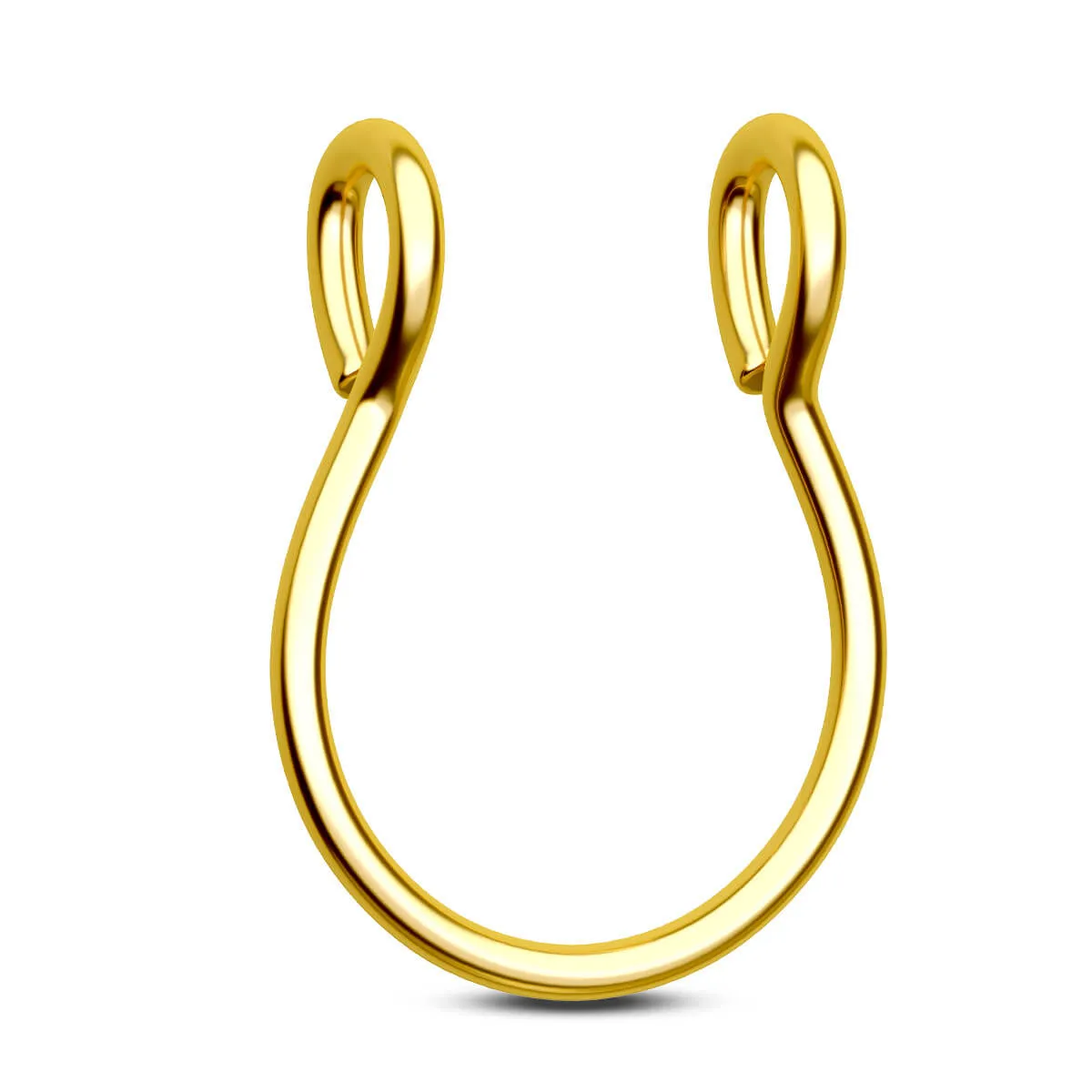 Faux Septum Ring Adjustable Clip On