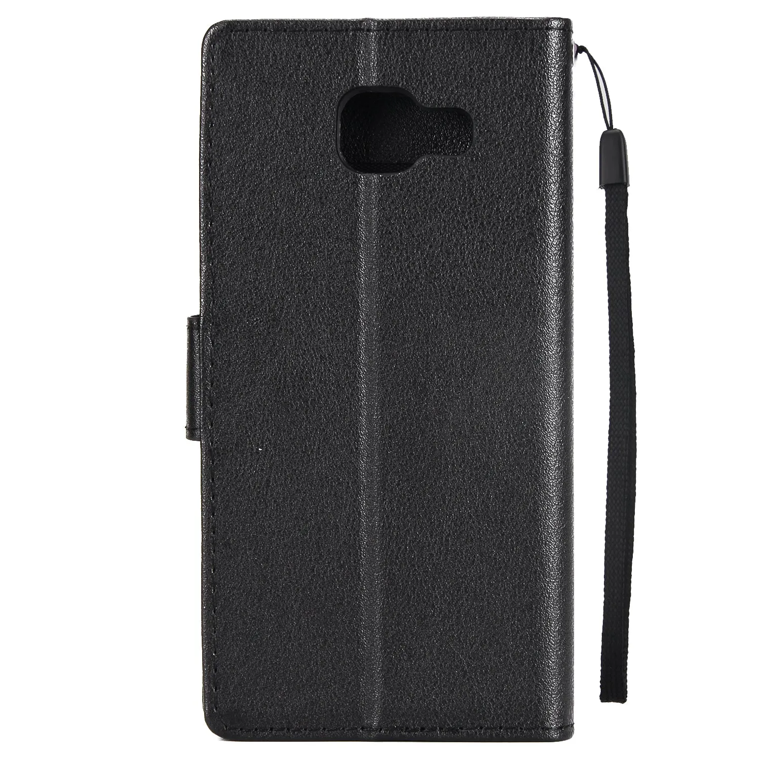For Samsung On7-2016/J7 Prime Protective Cover PU Cell Phone Case with Card Slot Rose gold