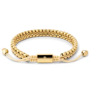 Gold Double Box Chain in Champagne