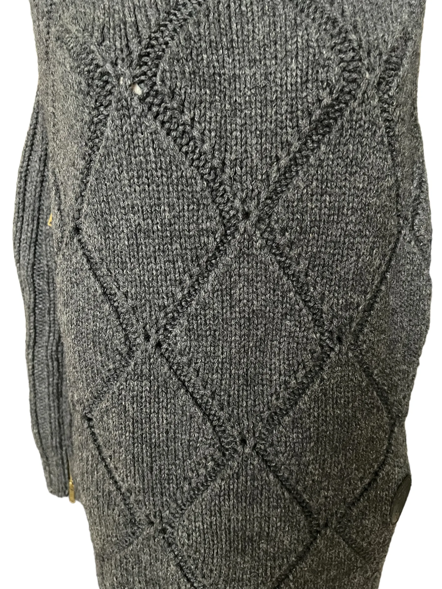 Gucci Charcoal Camel Size L Poncho