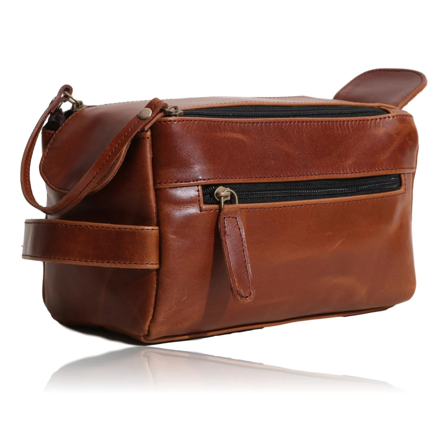 Handcrafted Buffalo Leather Toiletry