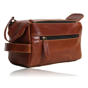 Handcrafted Buffalo Leather Toiletry