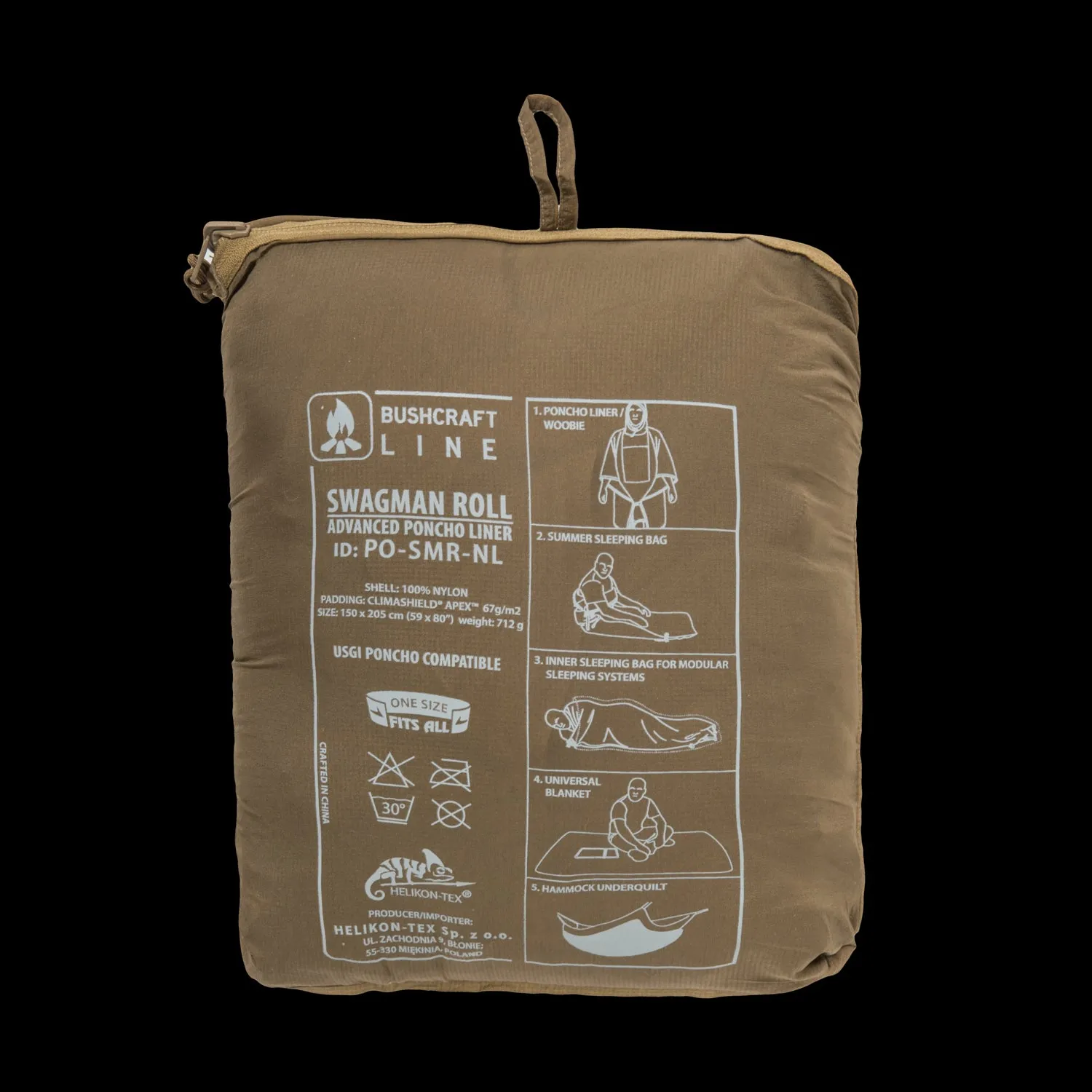 HELIKON Multifunctional Poncho SWAGMAN ROLL(R) - Earth Brown