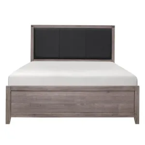 Homelegance Woodrow Queen Panel Bed in Gray 2042-1*