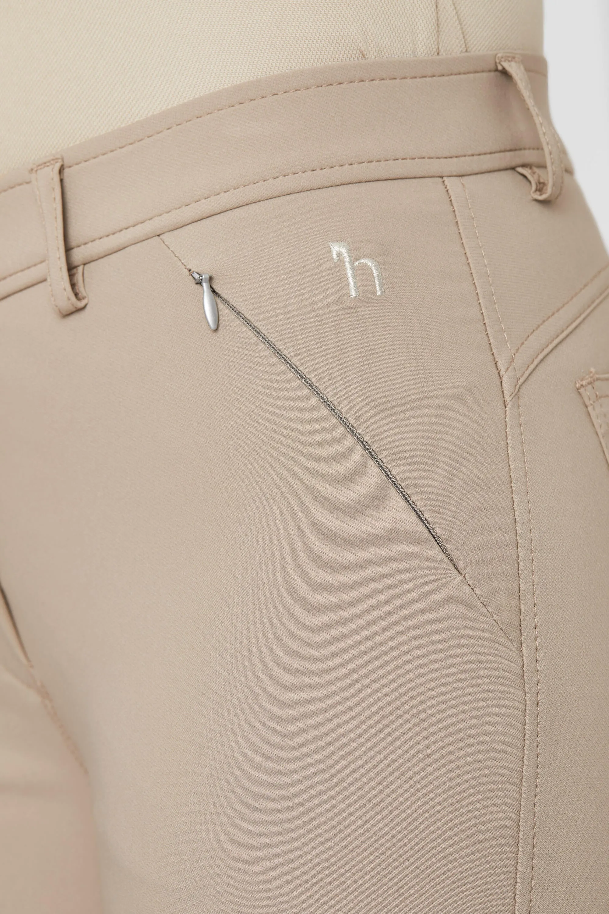 Horze Kaitlin Ladies Tights Plaza Taupe Brown
