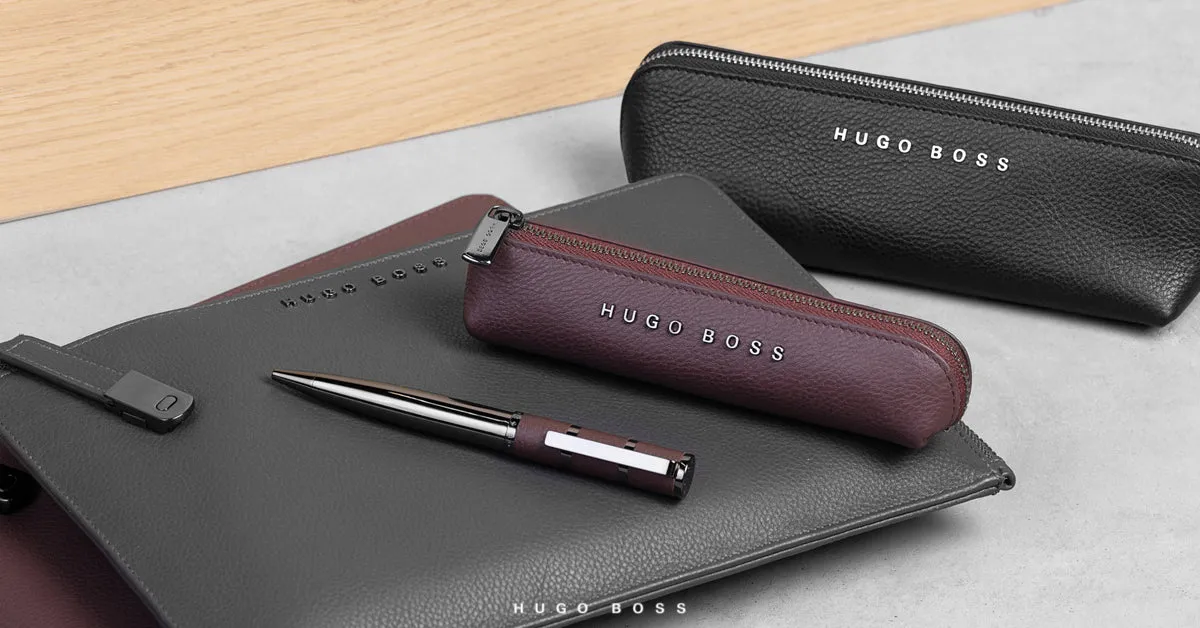 HUGO BOSS HLB909J-Writing instruments case Storyline Grey