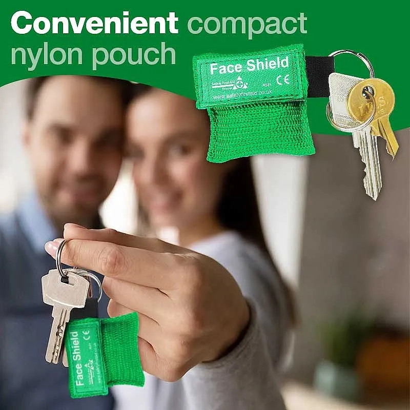 HypaGuard Key Fob Face Shield | Pack of 5