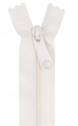 Ivory 24" Zipper