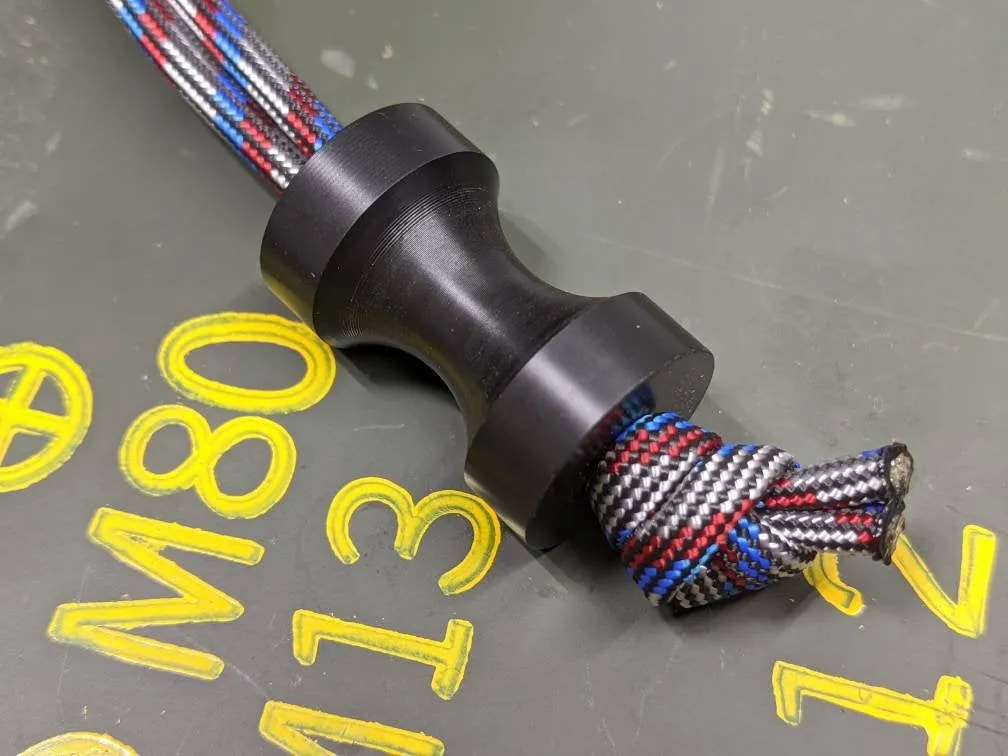 Large Spool Delrin (Acetal) Lanyard Bead and a Free Paracord Lanyard
