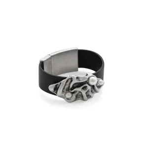 Leather Wide Bracelet