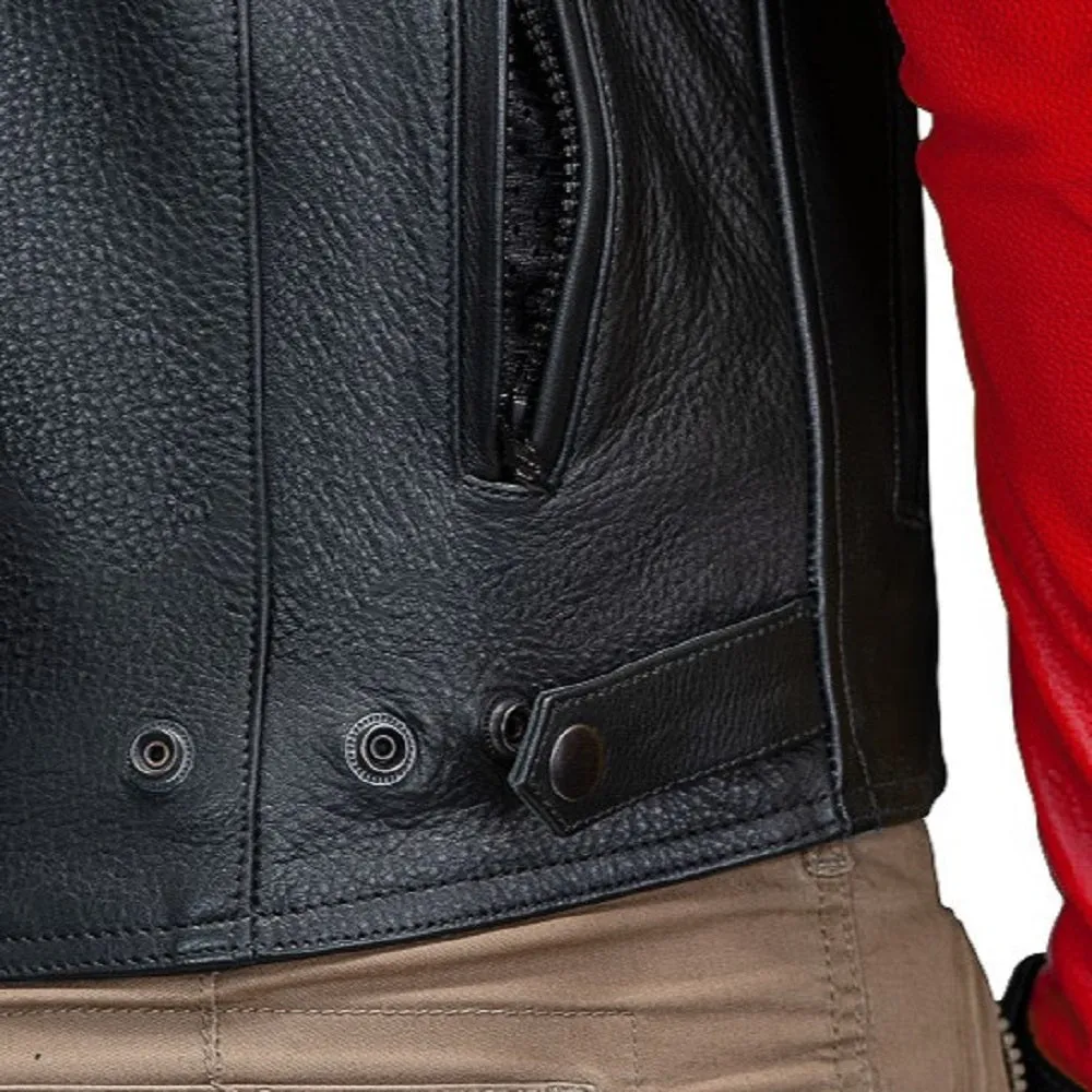 Legacy Red Motorcycle Racing Leather Jacket