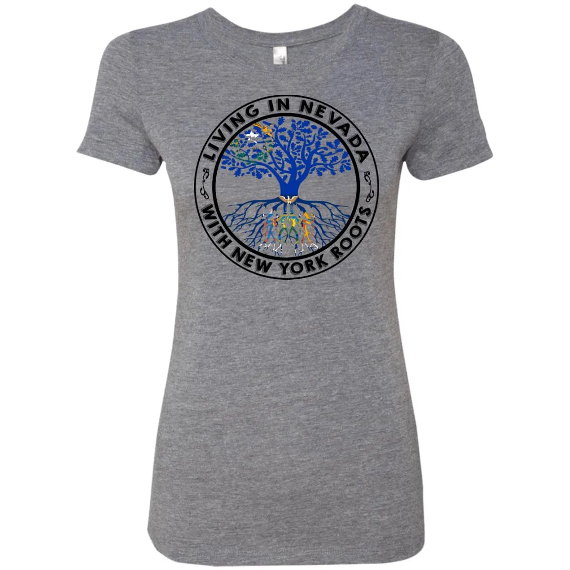 Living In Nevada With New York Roots T-Shirt