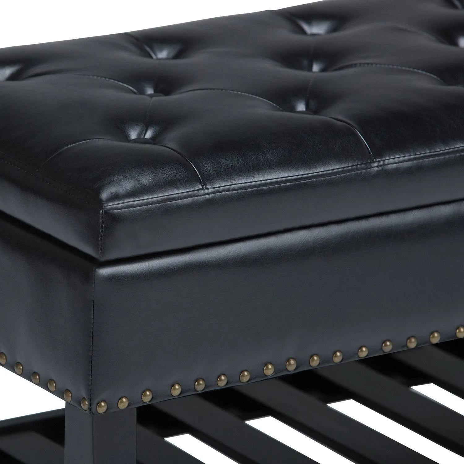 Lomond Ottoman Bench in Vegan Leather