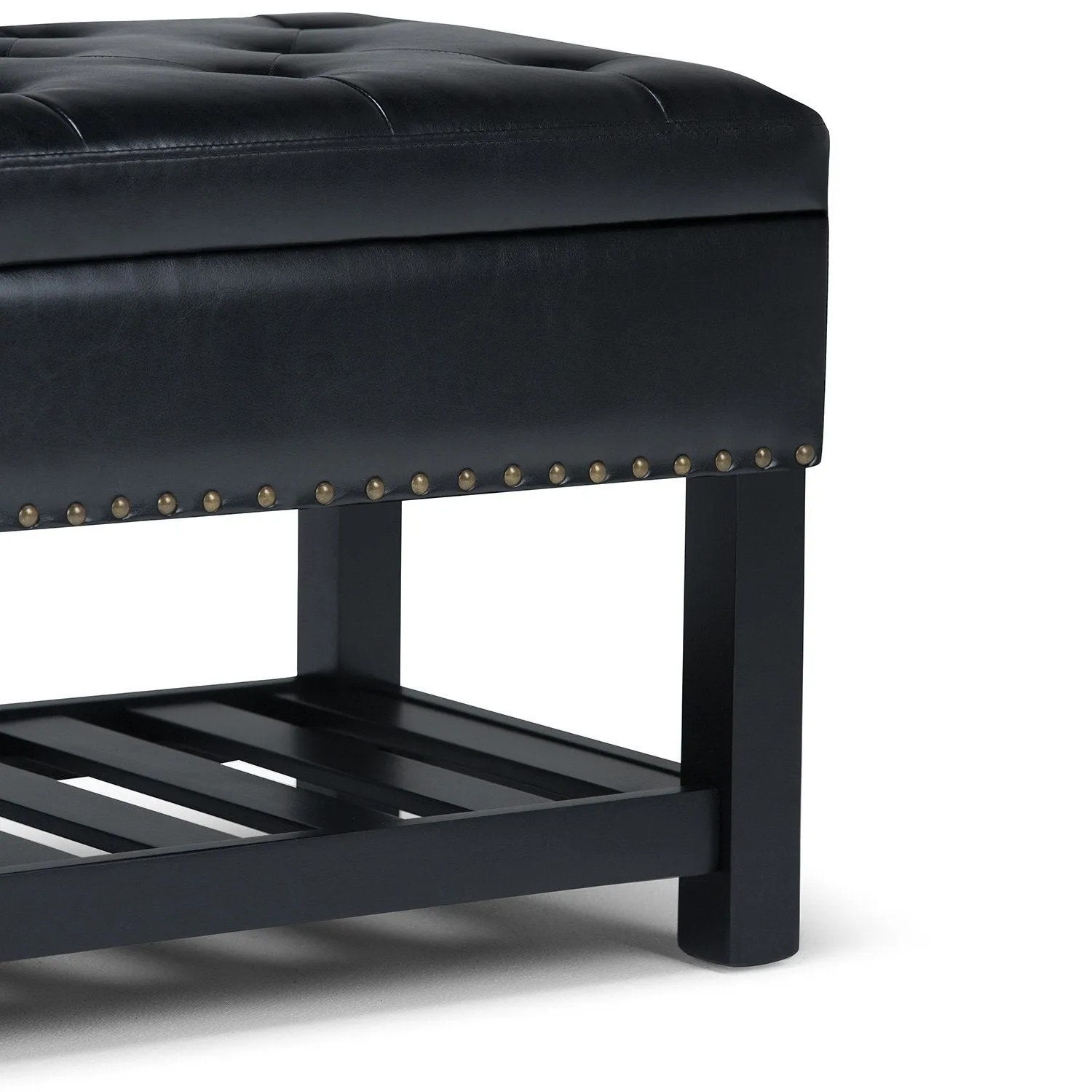Lomond Ottoman Bench in Vegan Leather