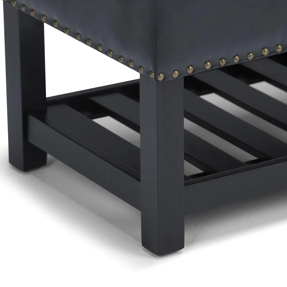 Lomond Ottoman Bench in Vegan Leather