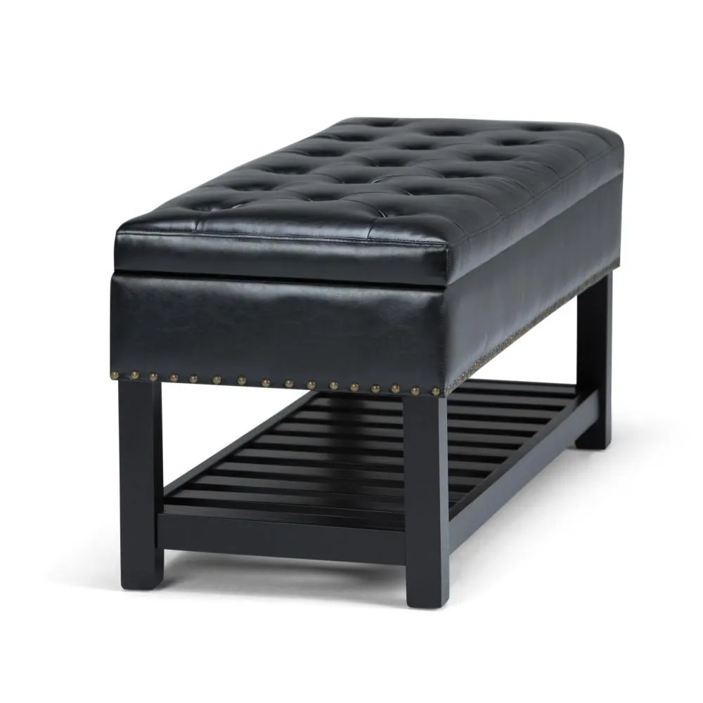 Lomond Ottoman Bench in Vegan Leather