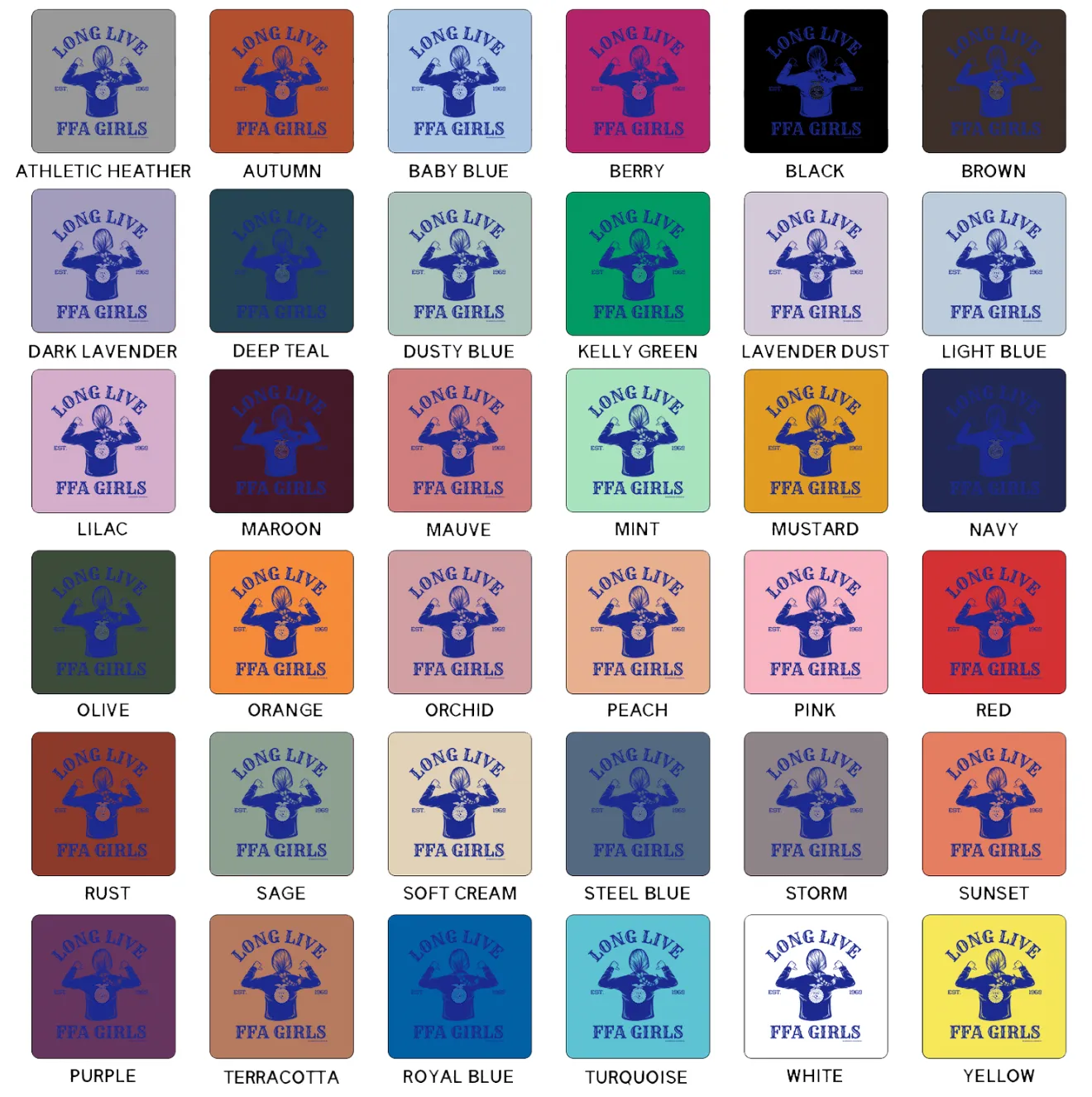 Long Live FFA Girls T-Shirt (XS-4XL) - Multiple Colors!