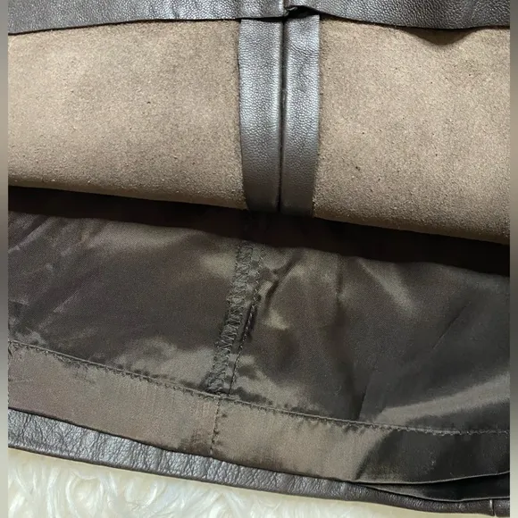 Lord and Taylor Vintage Leather Skirt