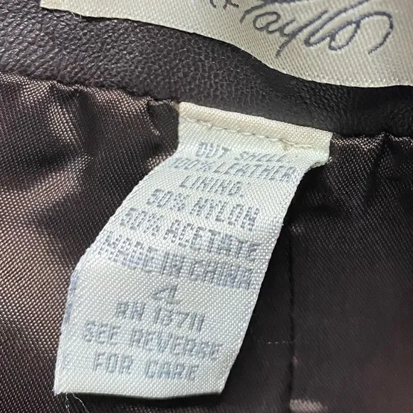 Lord and Taylor Vintage Leather Skirt