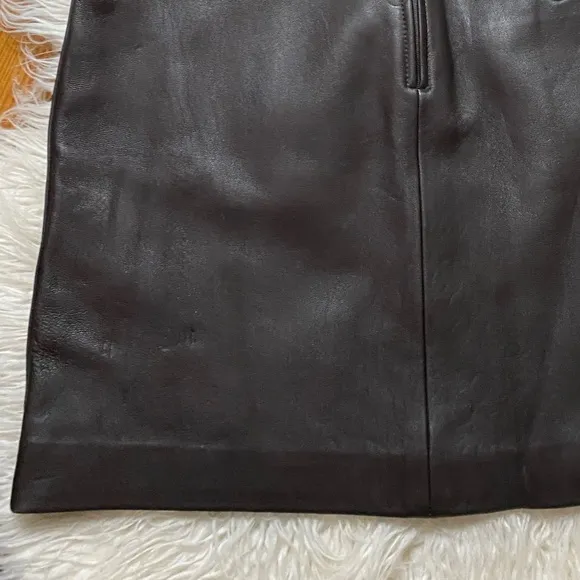 Lord and Taylor Vintage Leather Skirt
